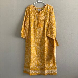 Studio Park x Amy Stran Petite Dress /Removable Belt - Goldenrod (Sz) a648606
